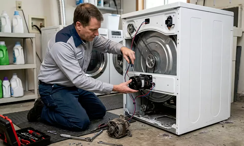 Dryer Motor Replacement in Gardner, MA