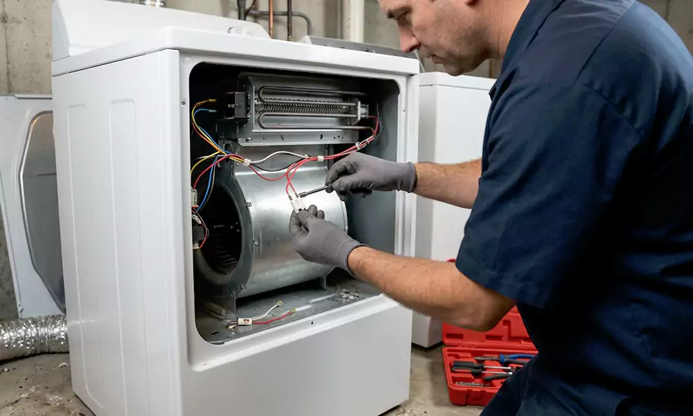 Dryer Thermal Fuse Replacement in Gardner, MA
