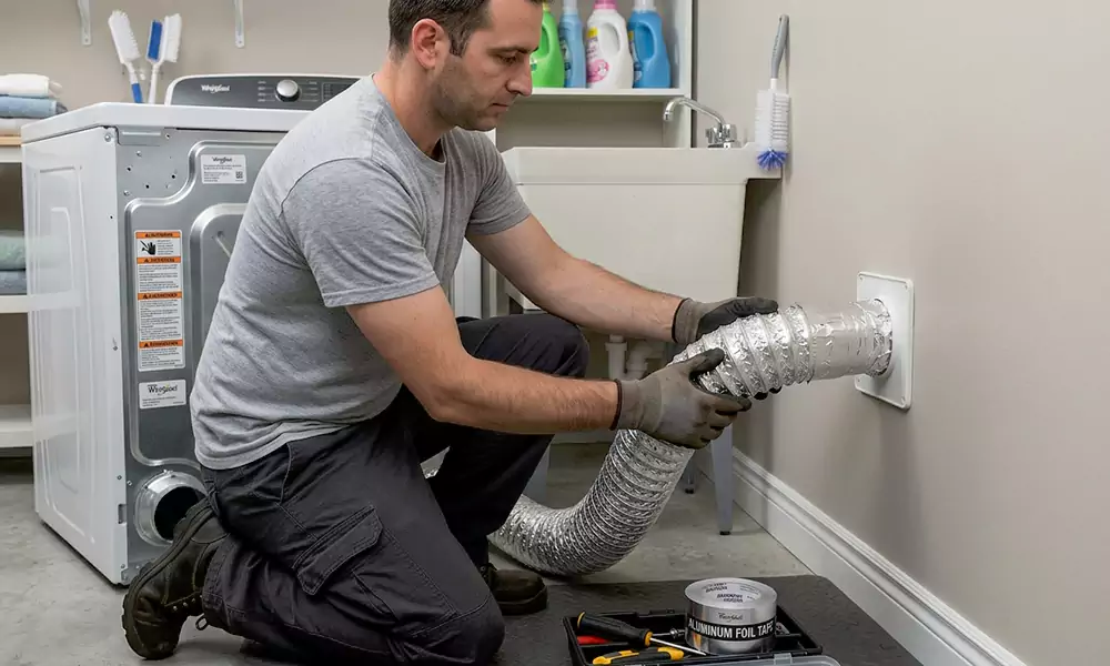 Dryer Vent Installation in Gardner, MA
