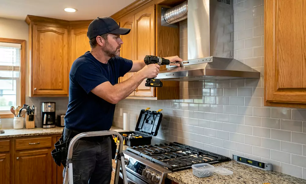 Range Hood Installation in Gardner, MA