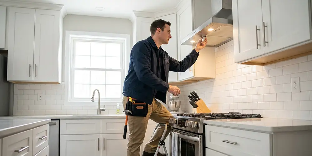 Range Hood Light Bulb Replacement in Gardner, MA