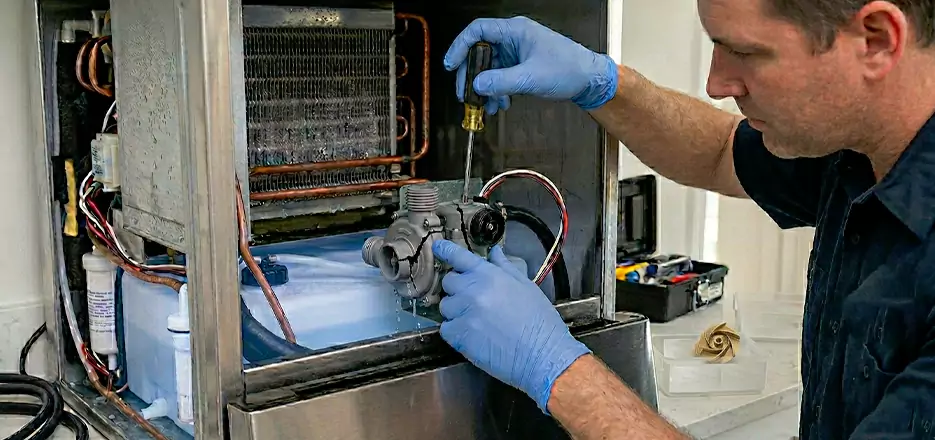 Commercial Ice Maker Water Pump Repair in Gardner