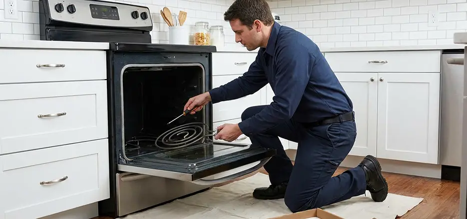 Oven Lower Heating Element Replacement in Gardner